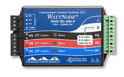 kWh()׃QbÂT-WNB-3D-480 WattNode 480 VAC 3-phase޻Y֧